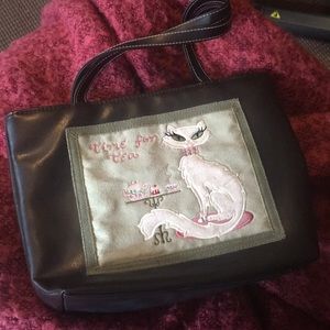 Time For Tea Cat Handbag 🐱 ☕️